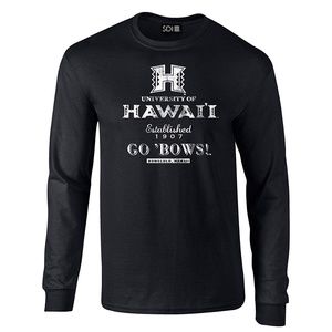 NCAA Hawaii Rainbow Warriors Stacked Vintage Tee
